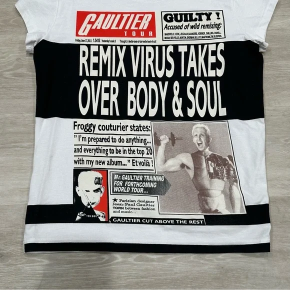 Exclusive Jean Paul Gaultier Designer Tshirt. - Picture 9 of 12